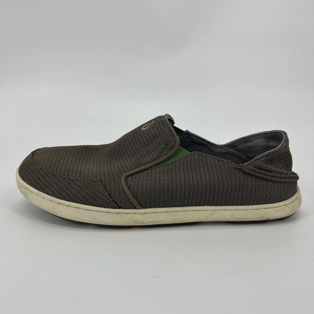 Olukai Shoes Mens‎ Size 9M EUR 42 Brown Nohea Mesh Slip On Sneaker